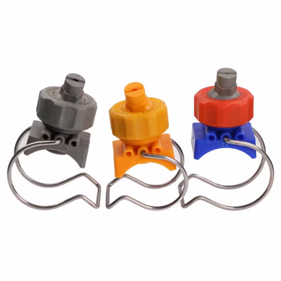 Buse de pulvérisation d'eau à pince réglable, ventilateur plat