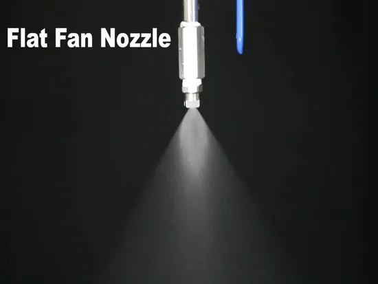 Buse de pulvérisation à ventilateur plat à dégagement rapide, nettoyage à 95 degrés en acier inoxydable